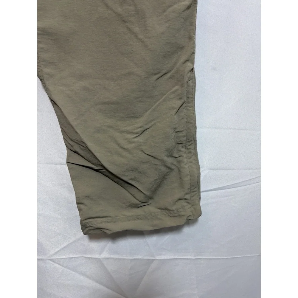 The North Face Pants Mens Size XL Khaki Convertible Zip-Off  Hiking Nylon Y2K